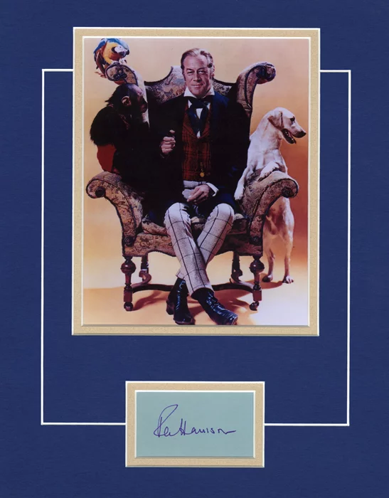 Rex Harrison autograph