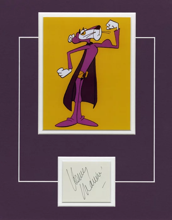 The Pink Panther autograph