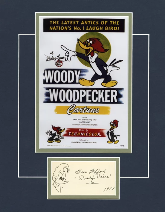 Woody Woodpecker autograph