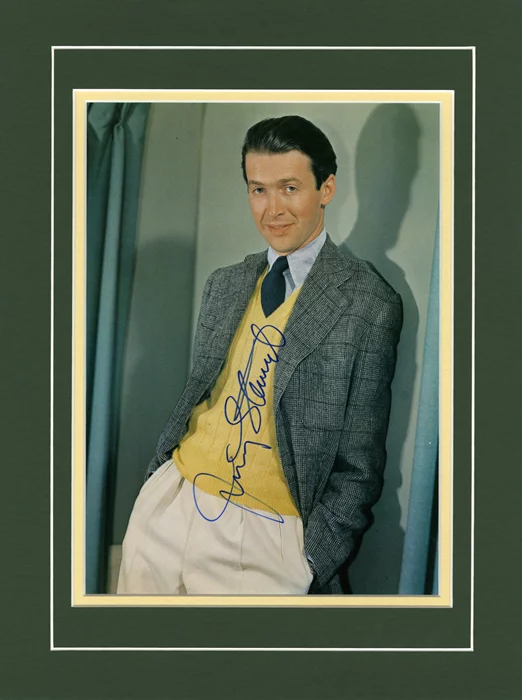 James Stewart autograph