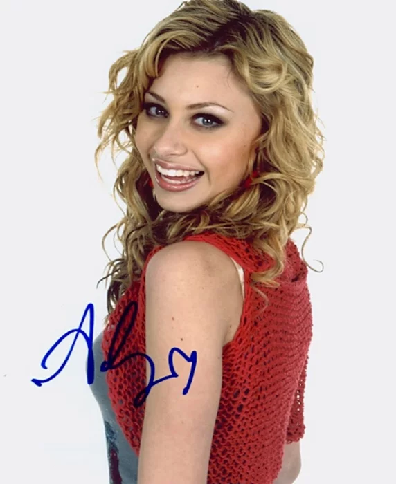 Aly Michalka autograph
