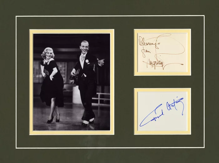 Astaire & Rogers autograph