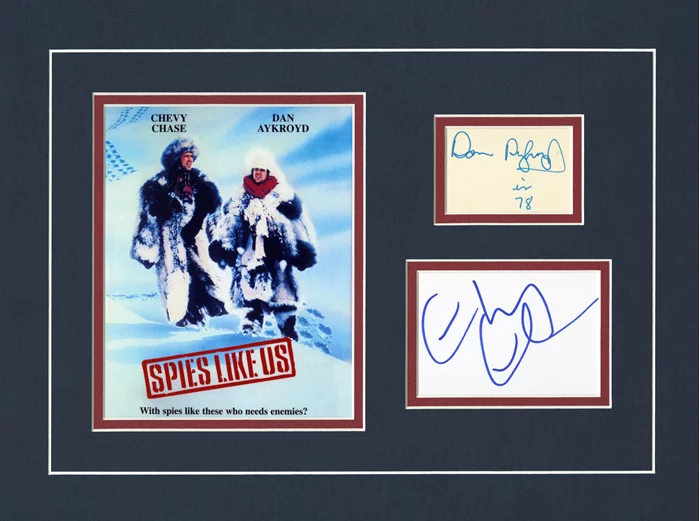 Spies Like Us autograph