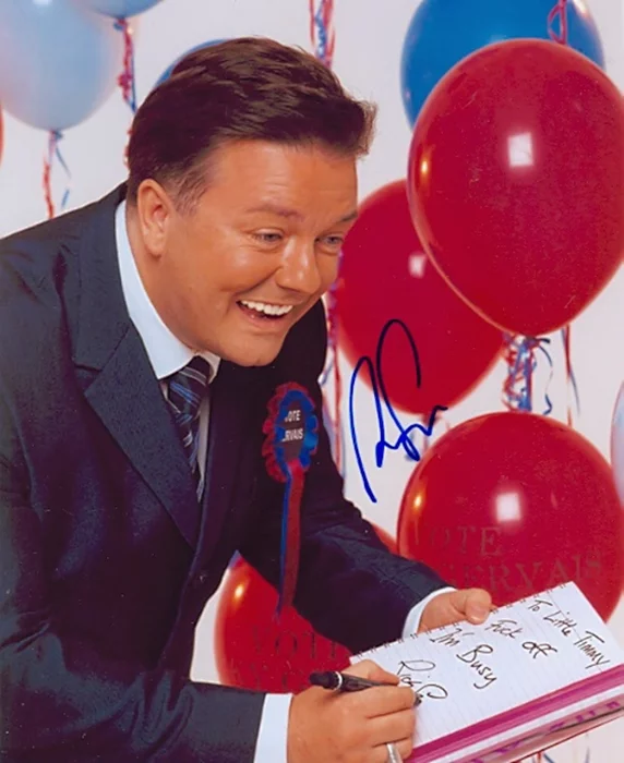 Ricky Gervais autograph