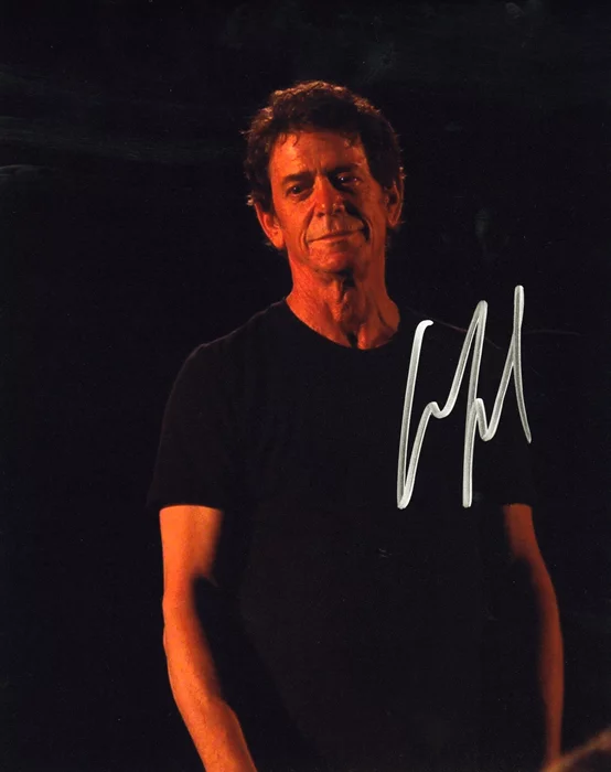 Lou Reed autograph