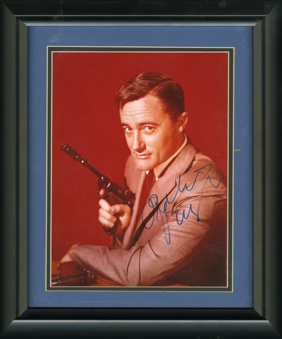 Robert Vaughn autograph