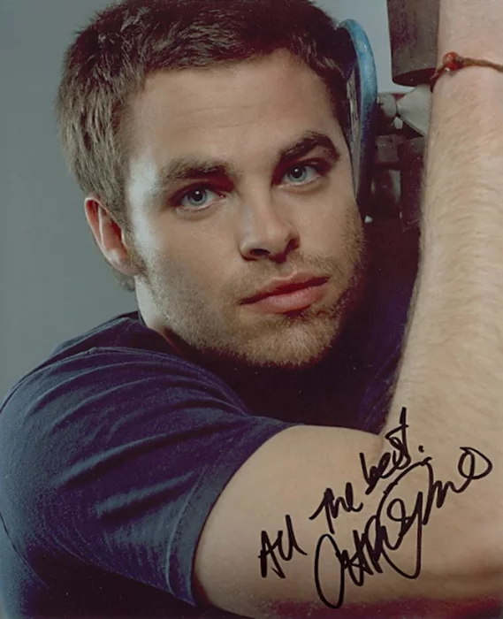 Chris Pine autograph