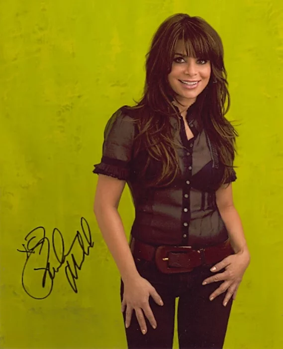 Paula Abdul autograph