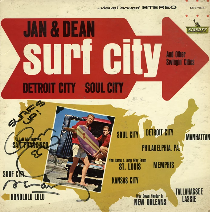 Jan and Dean autograph