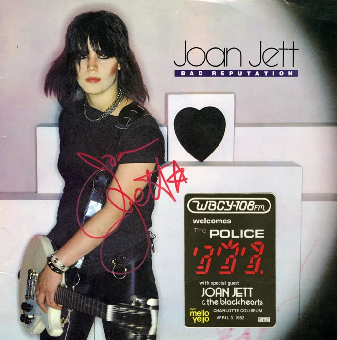 Joan Jett autograph