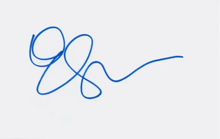 Emma Stone autograph