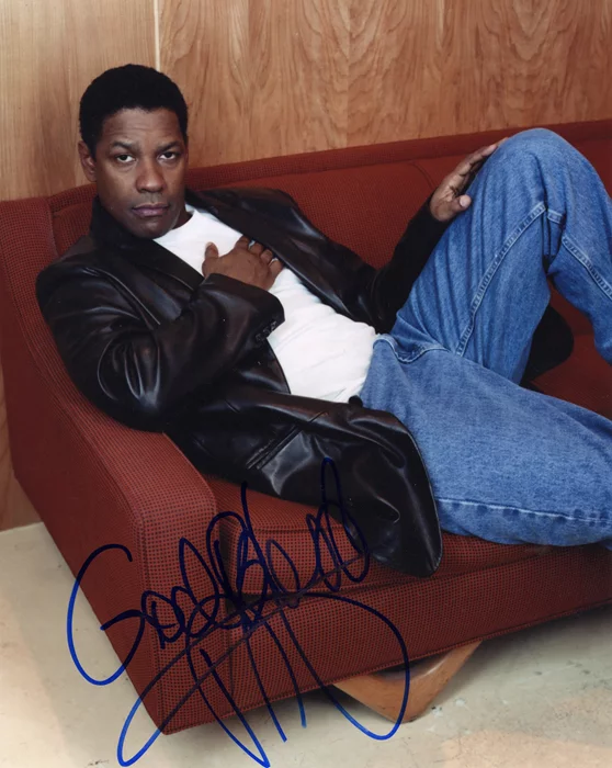 Denzel Washington autograph
