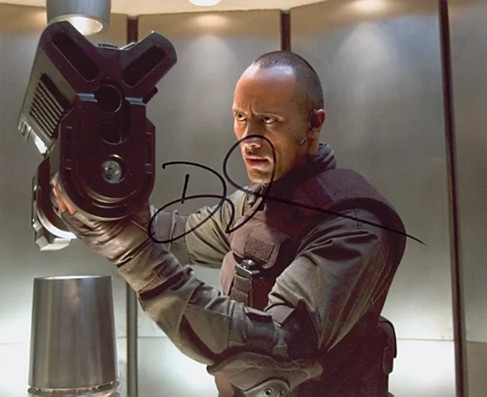 Dwayne Johnson autograph