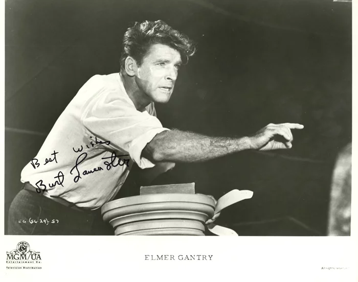 Burt Lancaster autograph