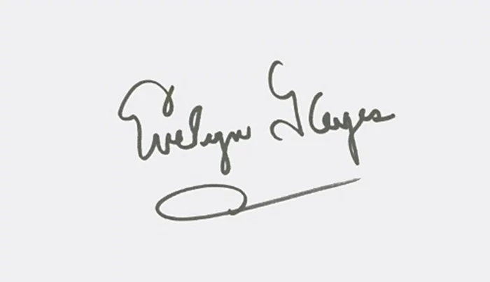 Evelyn Keyes autograph