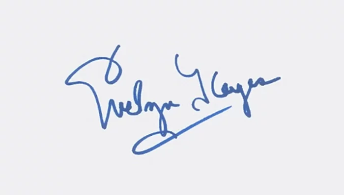 Evelyn Keyes autograph