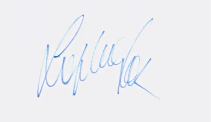 Sophia Loren autograph