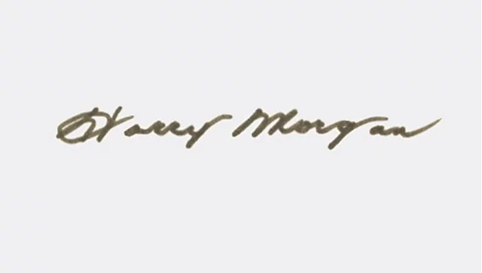 Harry Morgan autograph
