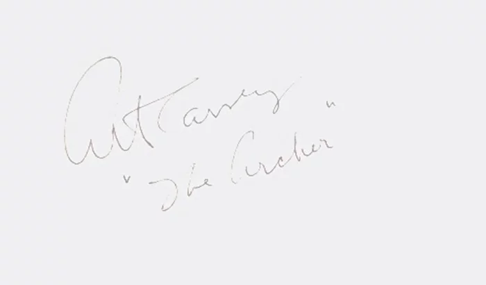 Art Carney autograph