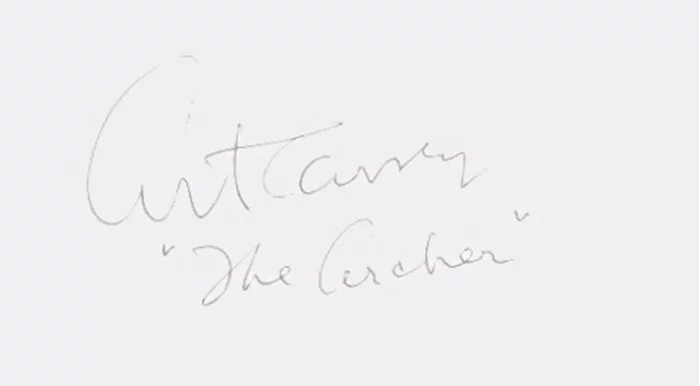 Art Carney autograph