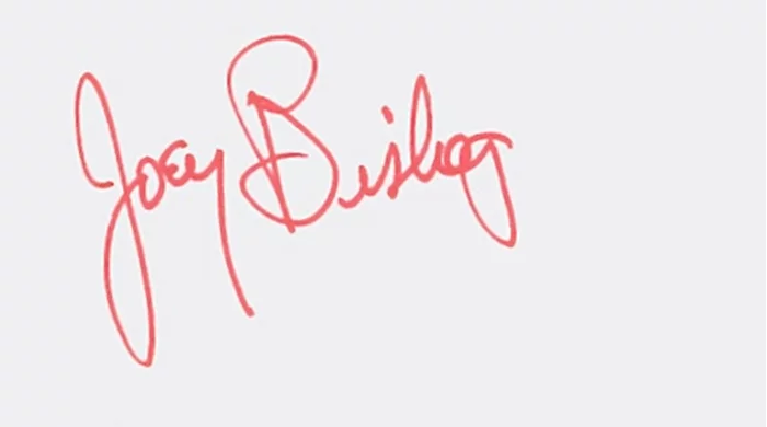 Joey Bishop autograph