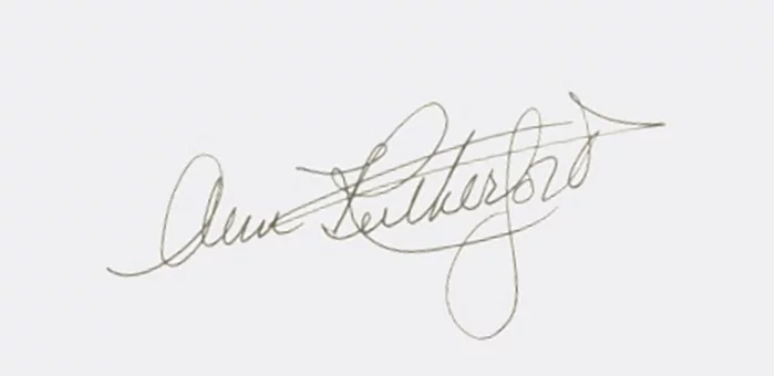 Ann Rutherford autograph