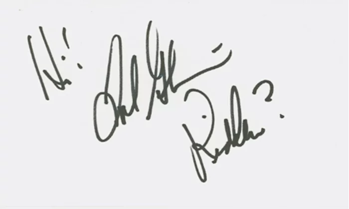 Frank Gorshin autograph