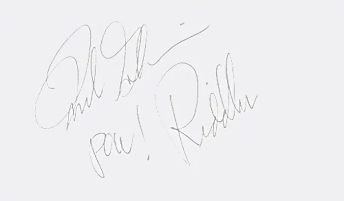 Frank Gorshin autograph