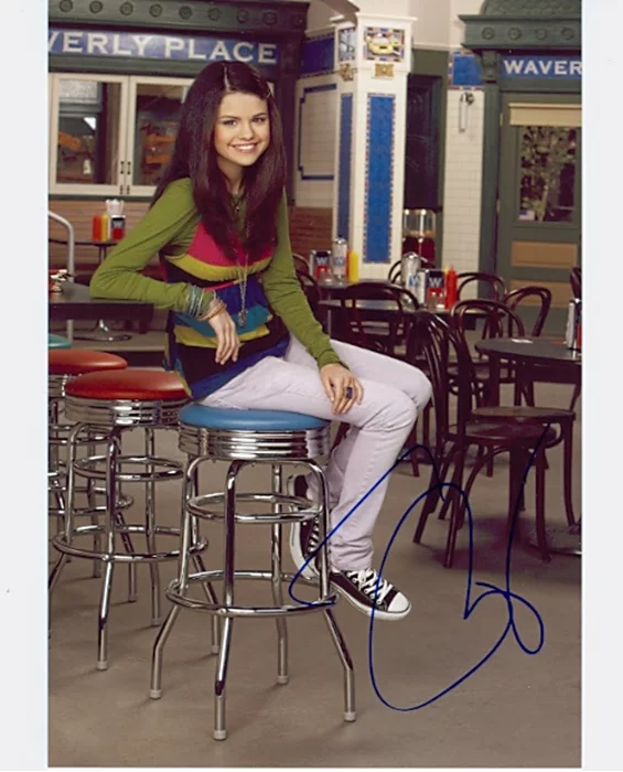 Selena Gomez autograph