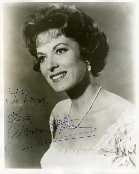 Maureen O'Hara autograph