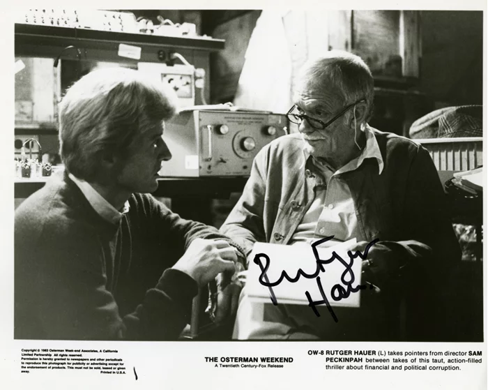 Rutger Hauer autograph
