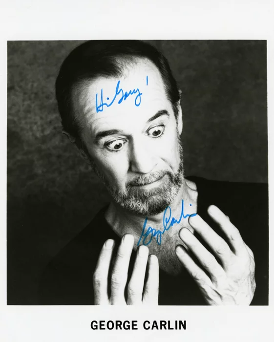 George Carlin autograph