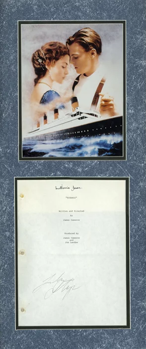 Titanic autograph