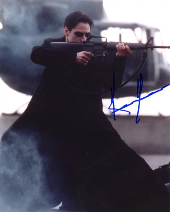 Keanu Reeves autograph