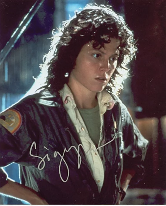 Sigourney Weaver autograph