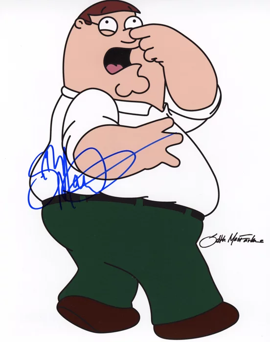 Seth MacFarlane autograph