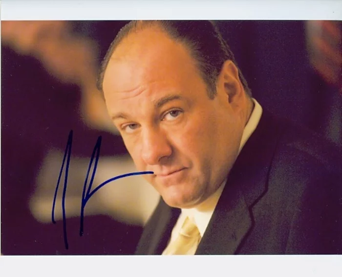 James Gandolfini autograph