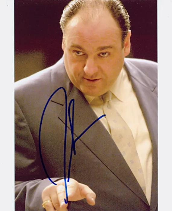 James Gandolfini autograph