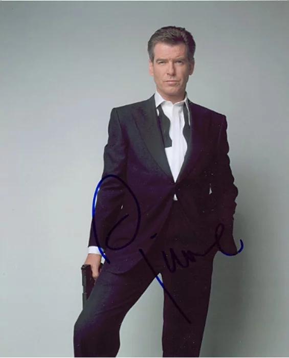 Pierce Brosnan autograph