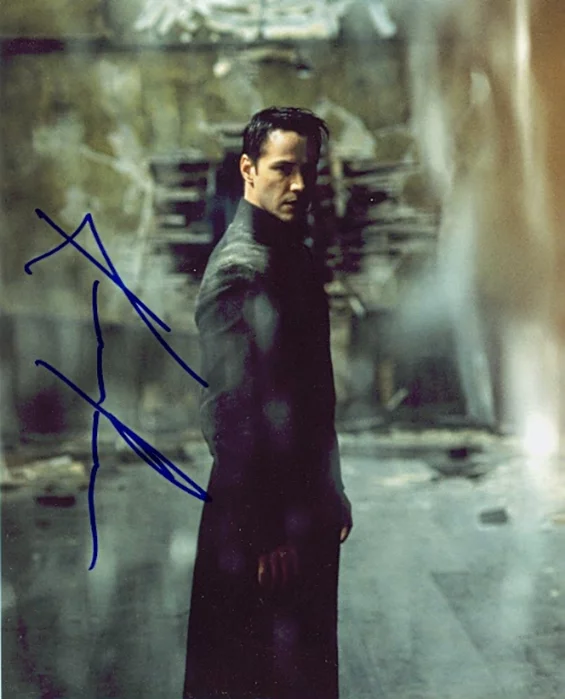 Keanu Reeves autograph