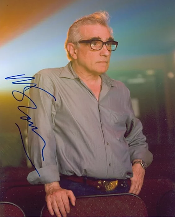 Martin Scorsese autograph