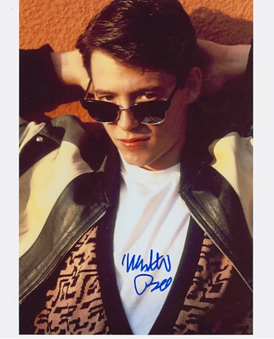 Matthew Broderick autograph