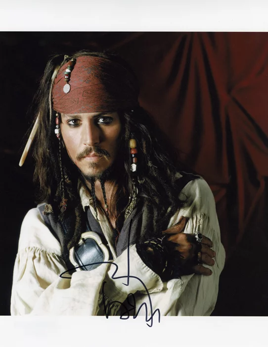 Johnny Depp autograph