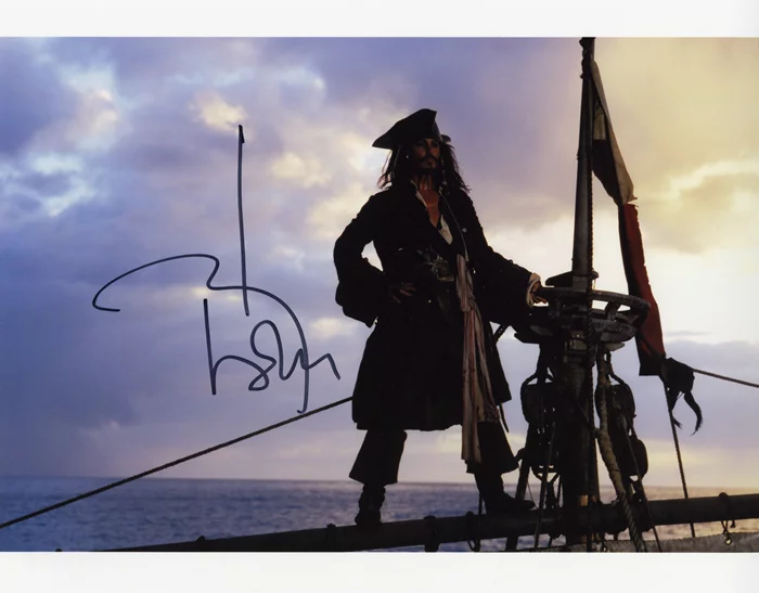 Johnny Depp autograph