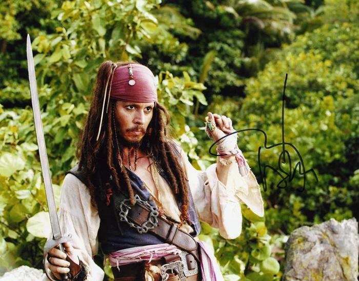 Johnny Depp autograph