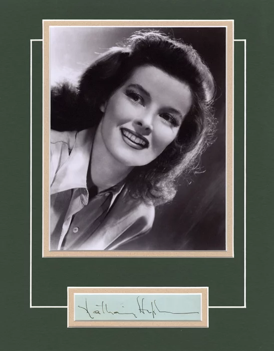 Katharine Hepburn autograph