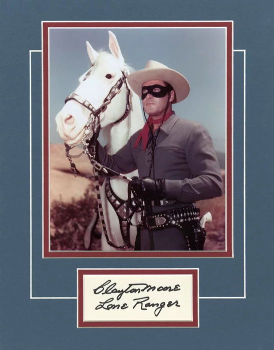 Clayton Moore autograph