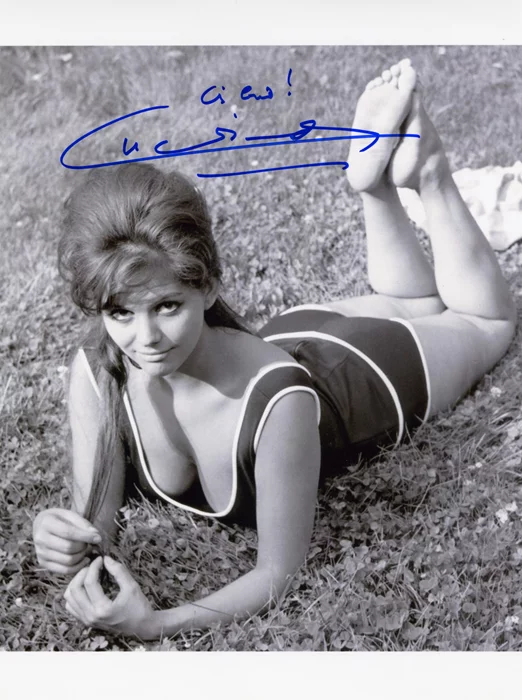 Claudia Cardinale autograph