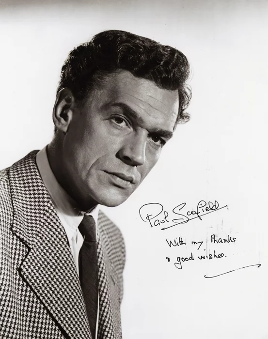 Paul Scofield autograph