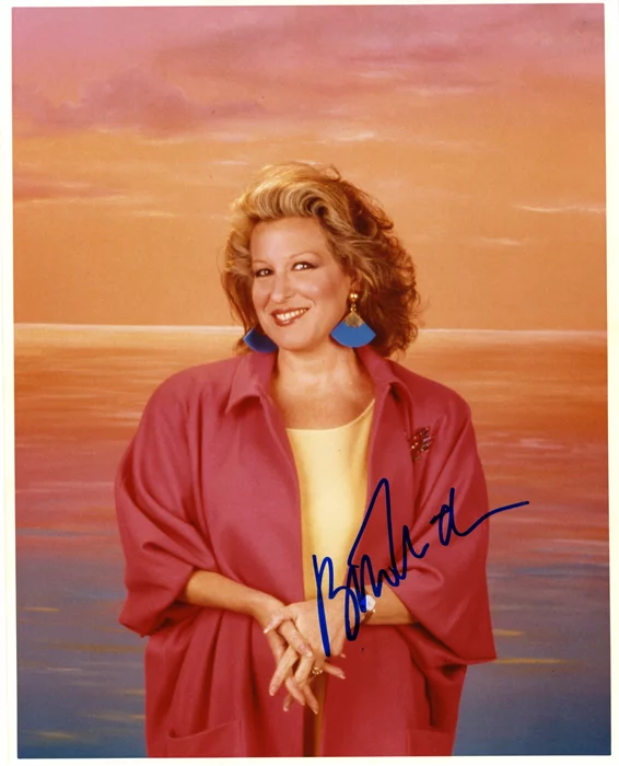 Bette Midler autograph